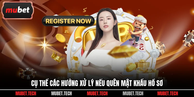 Cụ thể các hướng xử lý nếu quên mật khẩu hồ sơ
