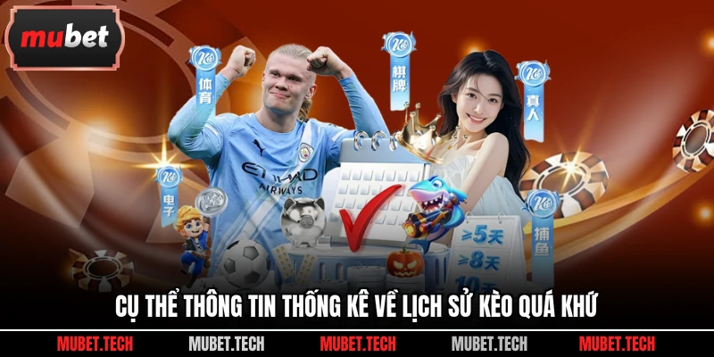 Cụ thể thông tin thống kê về lịch sử kèo quá khứ